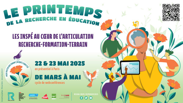 Visuel graphique du Printemps de l'Education | Crédit : Réseau des INSPE